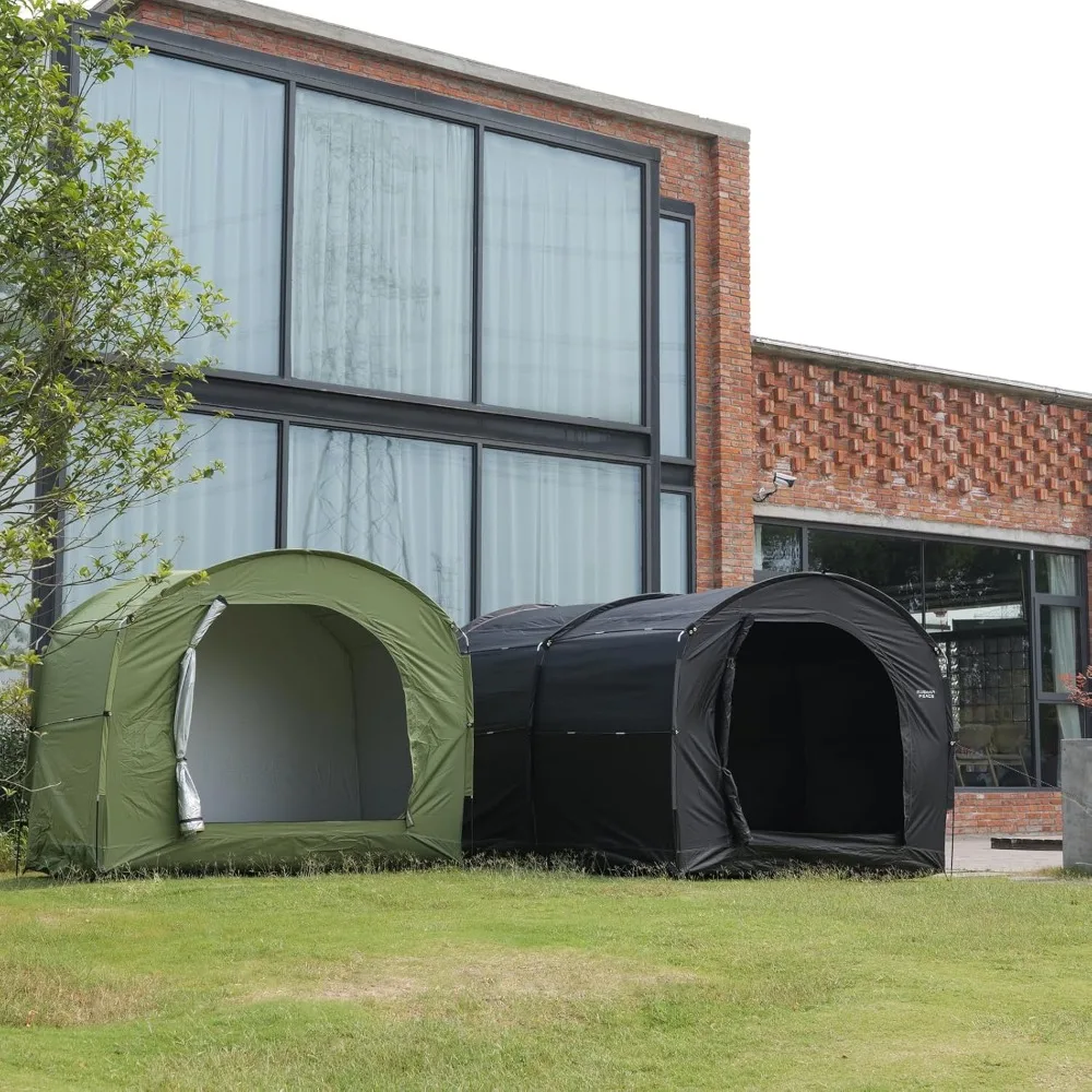 Tienda de campaña para bicicleta, cubierta extensible para casa, refugio impermeable para exteriores, almacenamiento de cobertizo para herramientas de jardín y juguetes