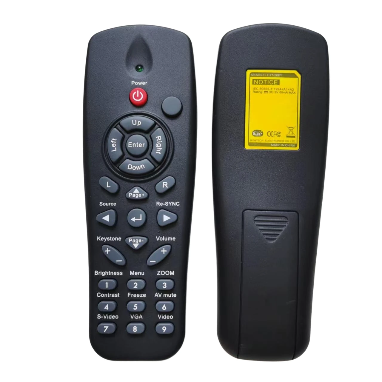 New Original Remote Control L-27-2KEY For Optoma Projector L-27-5KEY L-27-7KEY HD25 HD26 EX550 EX660 EW775 W303ST