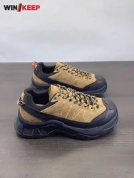 Women Outdoor Lace Up Height Increase Thick Bottom Sports Hiking Shoes Breathable Mixed Colors Genuine Leather Climbing Shoes