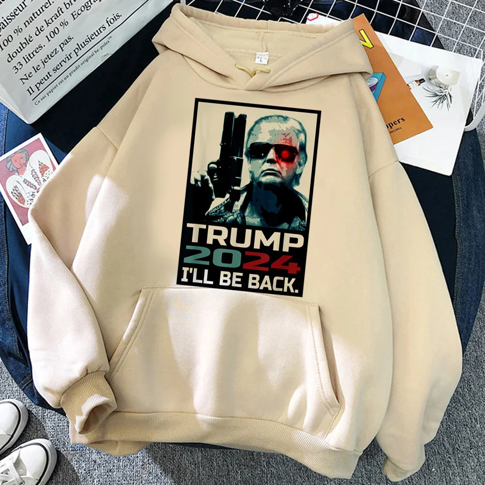 Donald Trump hoodie patterned funny streetwear pattern winter youthful teen hoddie printed design patterned winter