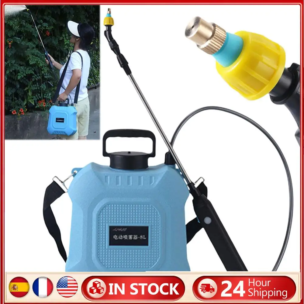 

5L/8L Agricultural Spray, Backpack Type High-Pressure Spray, Electric Irrigation Disinfection Pesticide Spray for Garden Lawn