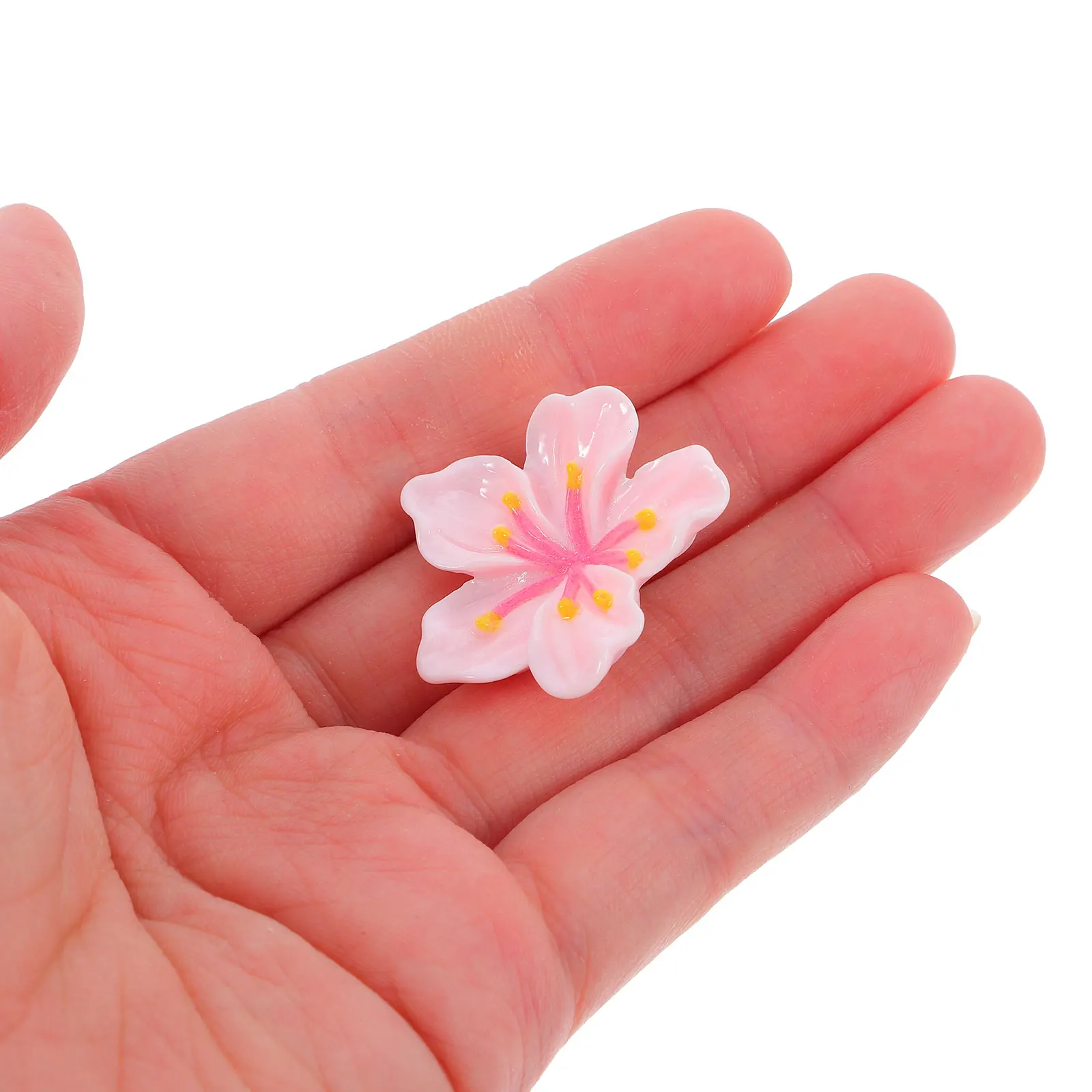 30 قطعة دبابيس زهر الإبهام الراتنج الزخرفية زهرة شكل Pinwheels دبابيس ضغط المسامير مكتب الأزهار دبابيس الدفع