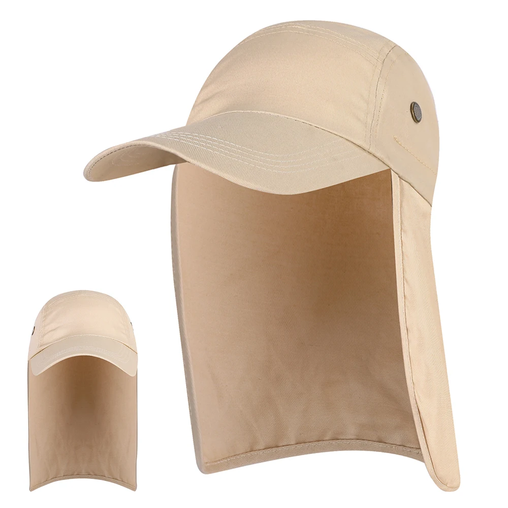 Sun Caps Flap Hats 360 degree Solar UV Protection Sun Hat Summer Men Women Sun Visor Cap Folding Neck Face Head Hat For Fishing