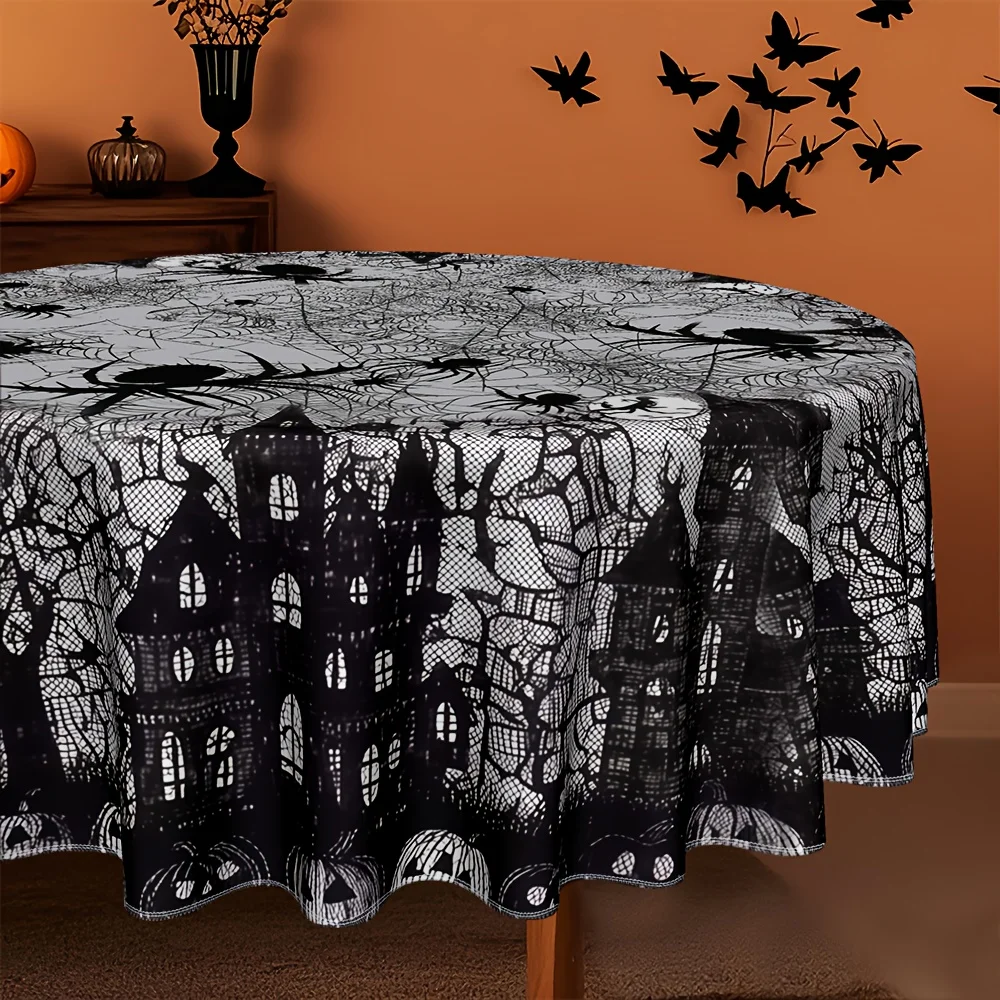 One Halloween black and white spider, suitable for holiday parties, dance halls, family gatherings and evenings.zyc