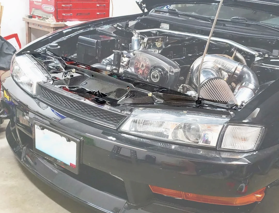 

Подходит для Nissan S14, панель охлаждения из раннего стекловолокна, автомобильный автомобиль