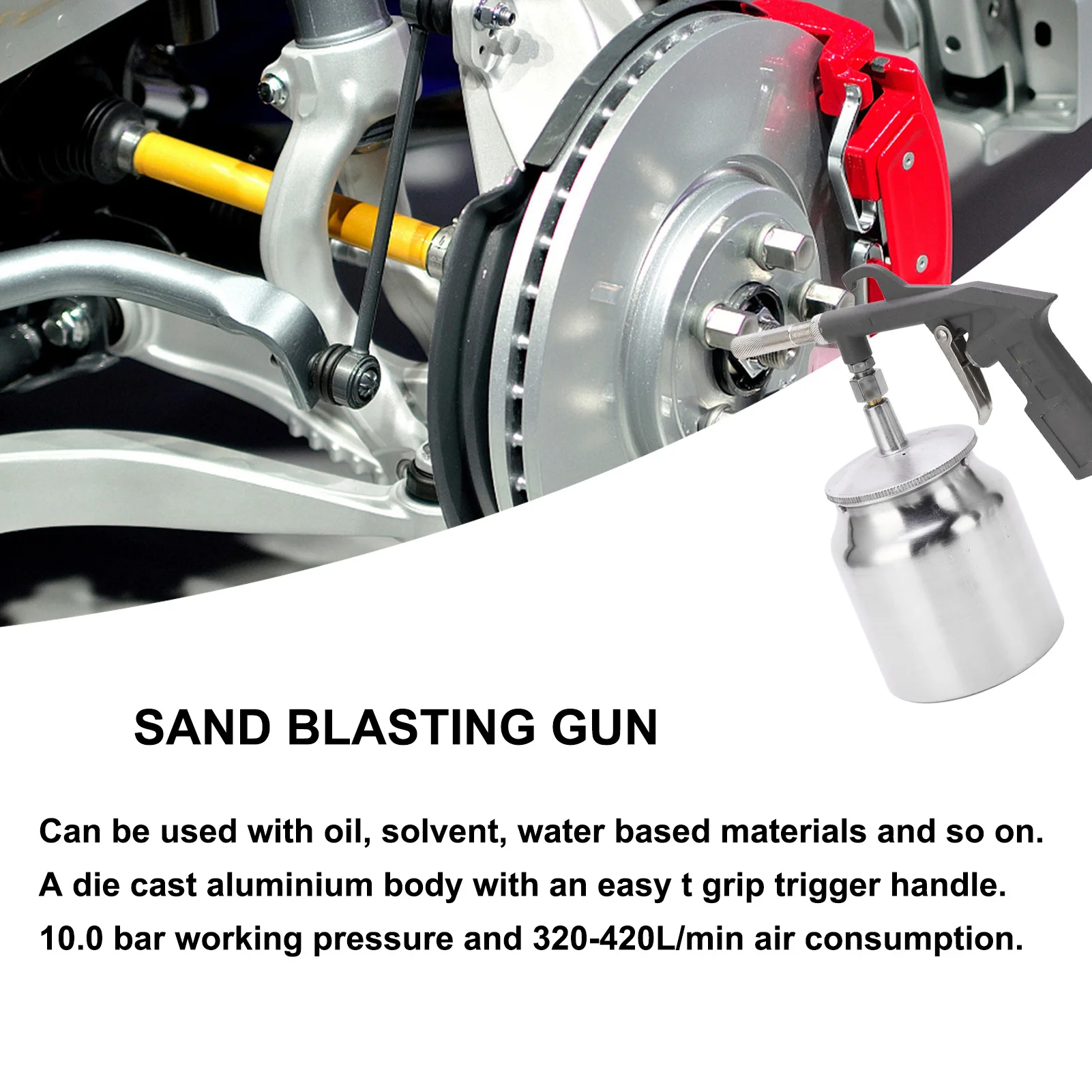 Sandblaster  Sand  Sandblasting Spray  Tool Set Kit for Spraying Cleaning Sandblaster