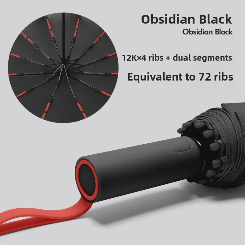 

Автоматический складной зонт для мужчин, большой размер, ветрозащитный, непромокаемый, специальный зонт от солнца и дождя, двойного назначения, женский зонт