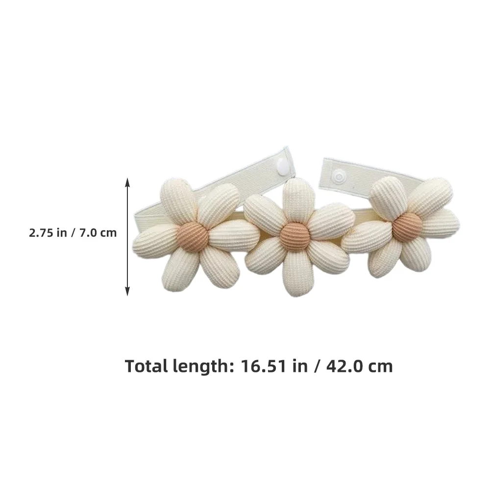 2 pçs cortina tiebacks boêmio girassol design floral corda decorativa cortinas holdbacks para o quarto sala de estar janela