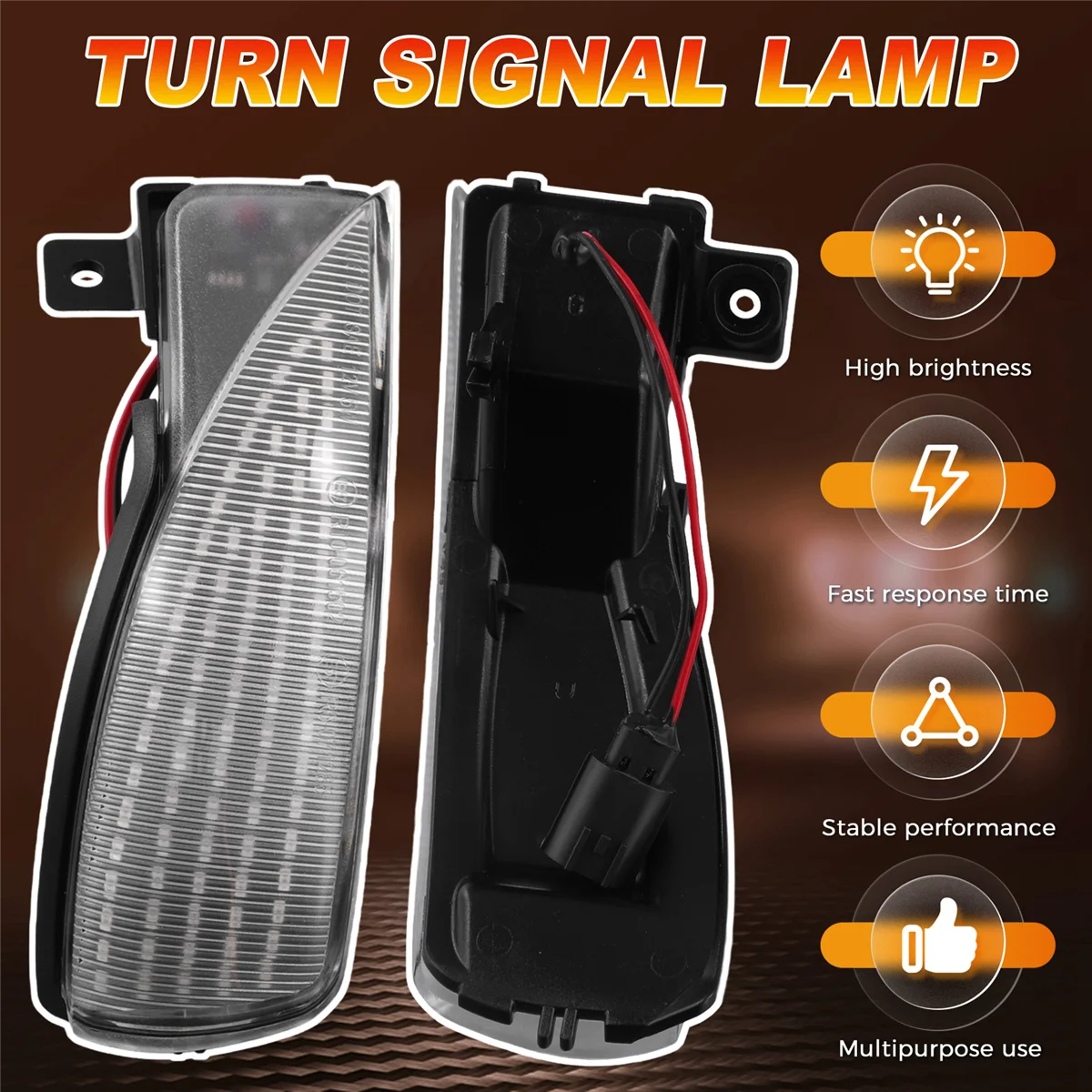 For Mazda 3 BL 08-14 Mazda 6 GH 07-15 Car Rear View Mirror Turn Signal Side Rearview Indicator Lamp Transparent image 6