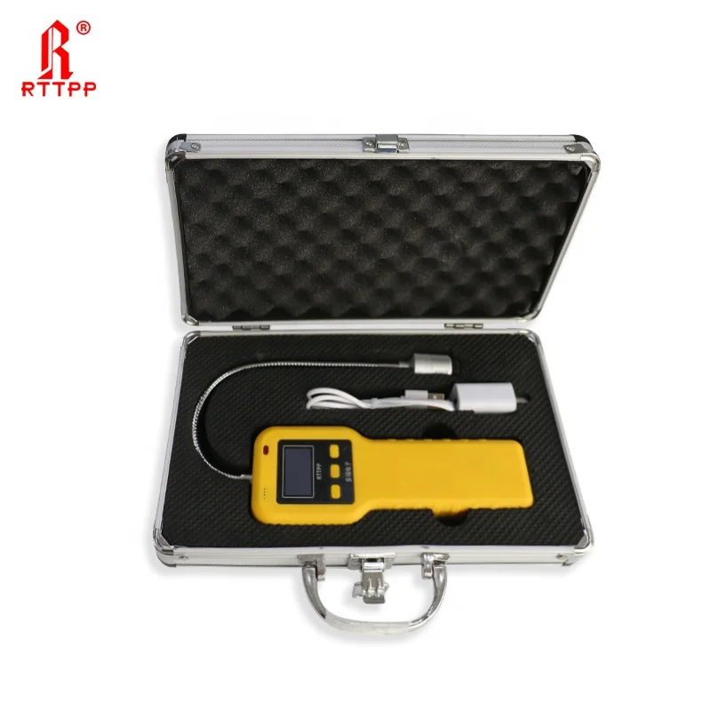 Industrial portable LPG Natural gas detector with long tube semiconductor sensor