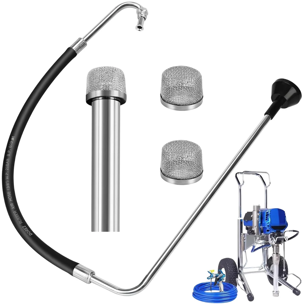 Aluminum Suction Tube Kit for Airless Colorant Sprayers Supporting High Pressure Operation For 695 795 1095 3900 5900