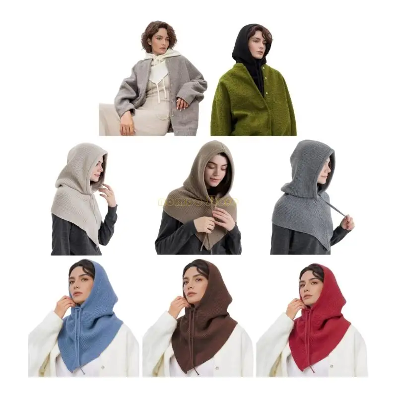 31BF Trapper Hat Thicken Balaclava Hat Warm Hat Winter Outdoor Costume Accessory Warm Ushanka Neck Warmer Trapper Hat