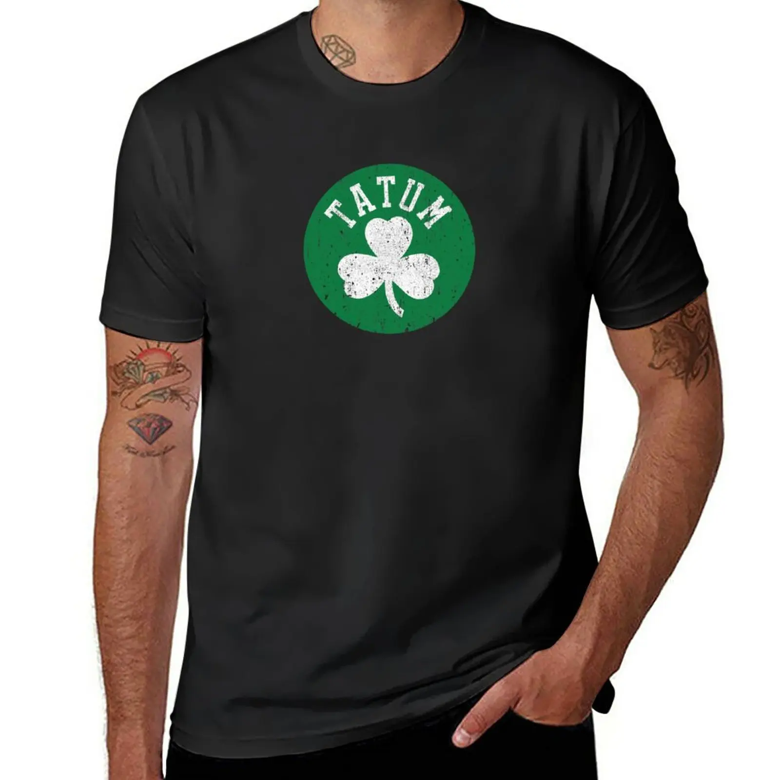 

New Jayson Shamrock T-Shirt graphic t shirt Short sleeve tee men clothing