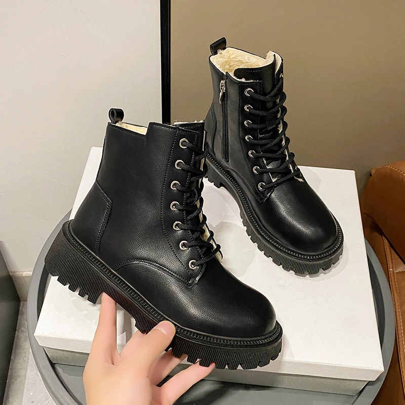 Women's  Winter Snow Boots Waterproof Non-Slip Comfortable Warm Plush Lining Outdoor Ski Ankle Boots image 5