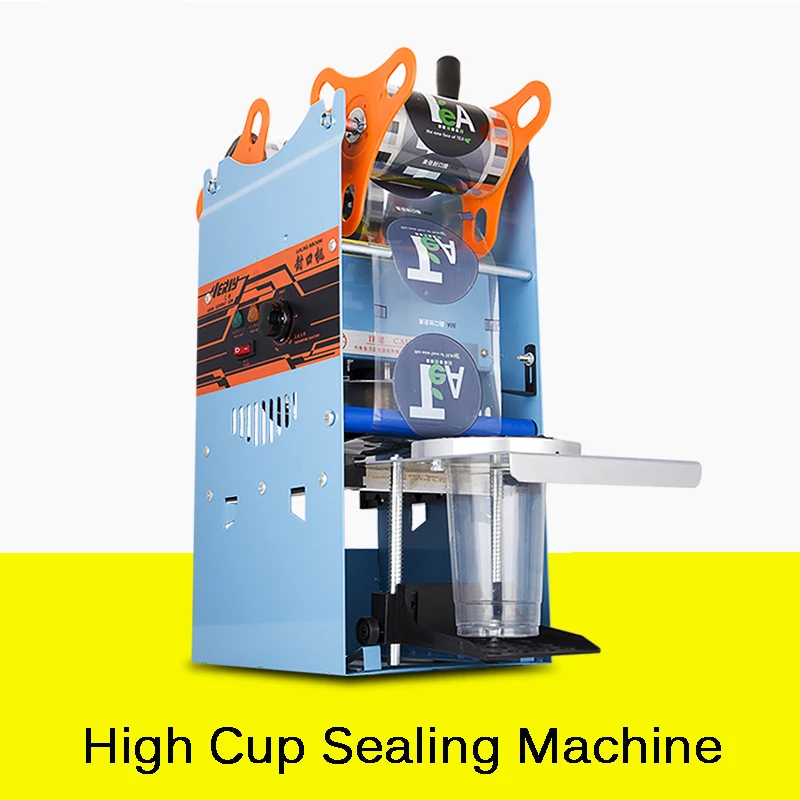 

Commercial Small Household Milk Tea Shop Soy Milk High Plastic And Paper Cup Semi-Automatic Hand Pressure Sealing Machine