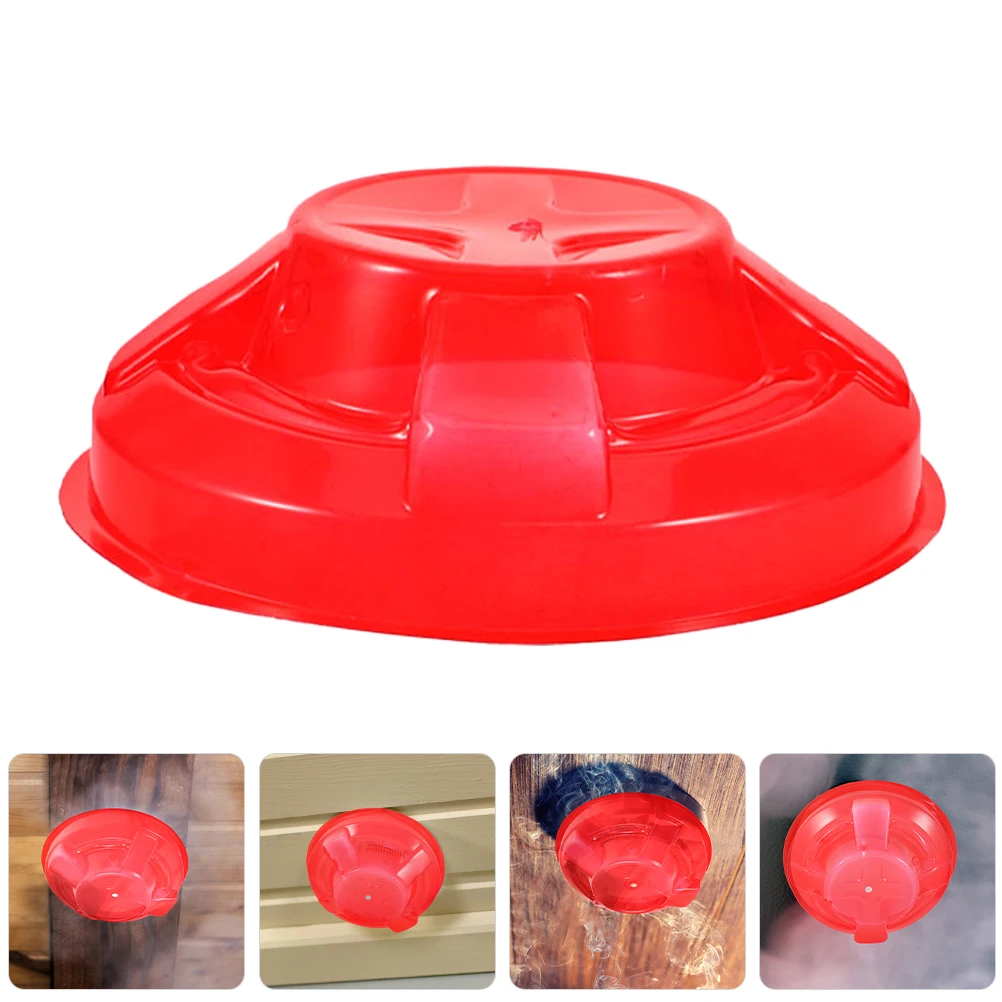 

5 pcs Smoke Dust Cover Durable Material Easy Installation Precise Fit Wired Smoke Detectors Wall Corner Guards Fire