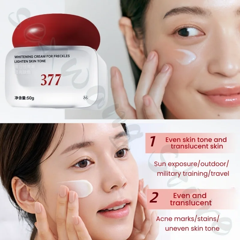 377 Moisturizing and Brightening Cream 50g Firms skin, fades fine lines, improves spots, deeply moisturizes and repairs skin