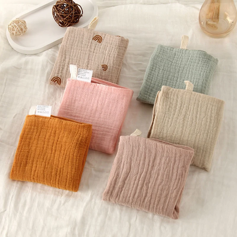 

3 шт./5 шт. детское полотенце для новорожденных, мягкий хлопковый марлевый носовой платок, детские вещи, муслиновые полотенца для новорожденных, ванна для рук, душа, полотенца для лица