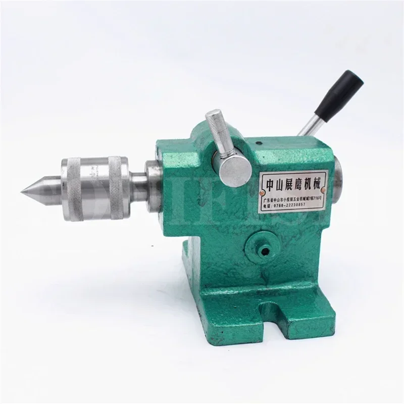 

Small Lathe Tailstock Assembly Woodworking Simple And Fast Retractable Bead Machine DIY Thimble Movable Center Spindle Tail Top