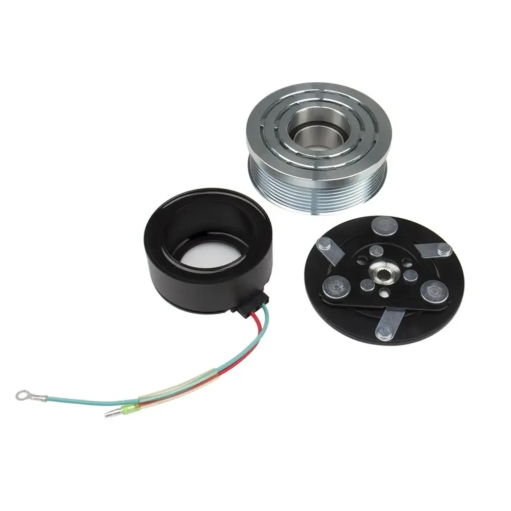 2004918AM 38810RNAA02 38810RRBA01 A/C طقم قابض الضاغط لـ 2006-2011 Honda Civic 1.8L Sanden Trse07 4901 أو 4918 أسود #3