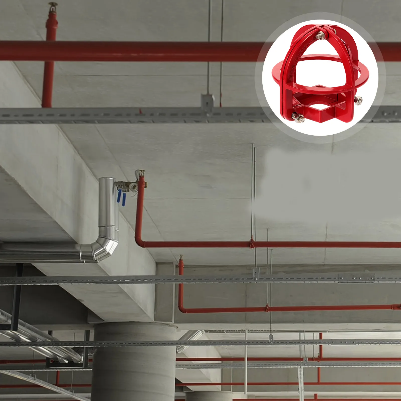 Copertura di protezione in metallo Custodia protettiva Piastra di copertura della gabbia della testa Installazione semplice Uso del soffitto Residenziale