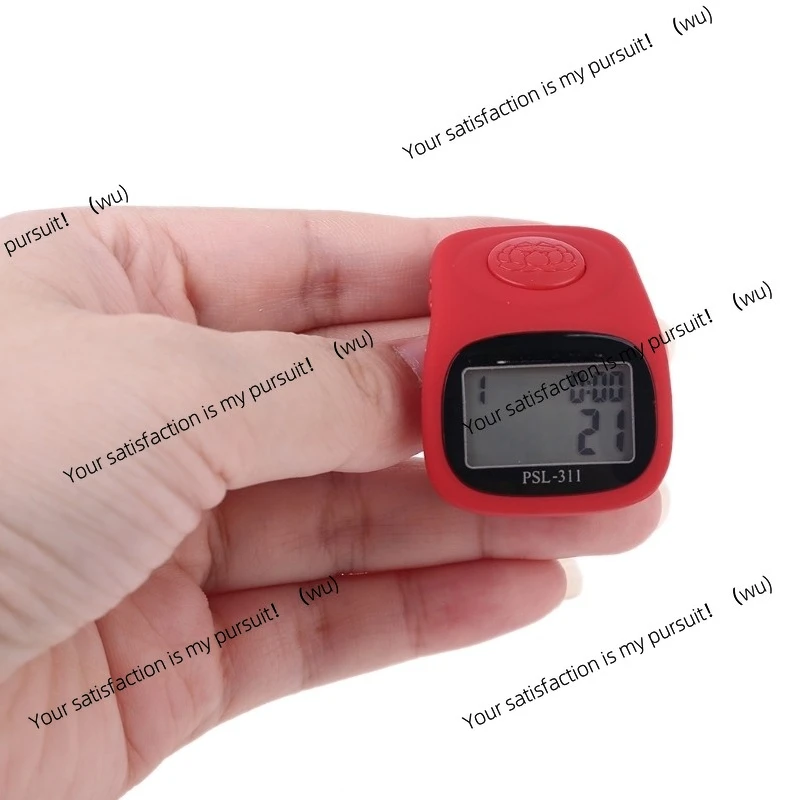 Mini Electronic Hand Counter Light Emitting Diode Display 6 Digital Finger Counter