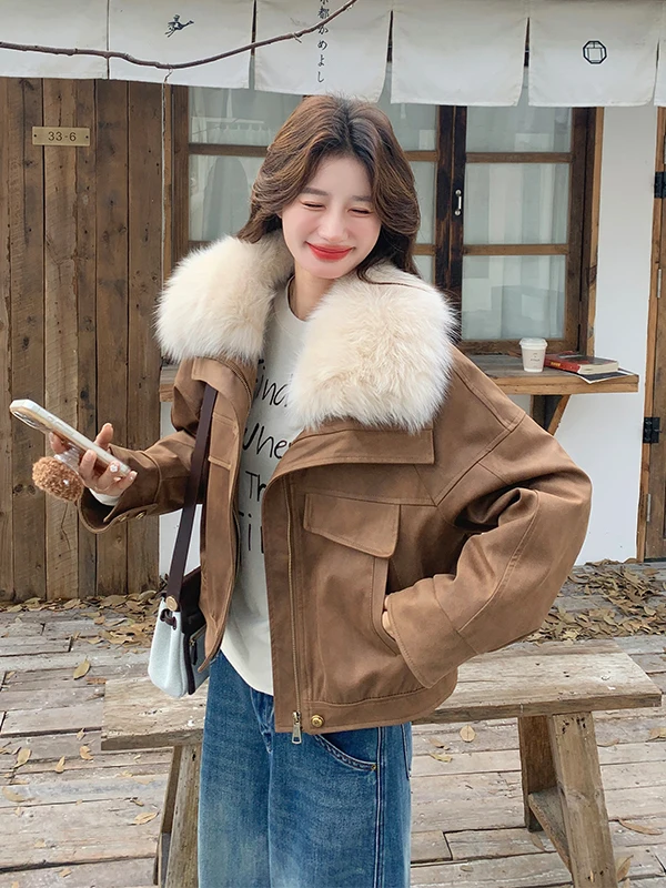 여성용 오르트 파카 슬레 다운 자켓 화이트 듀 페더 라지 퍼 칼라 따뜻한 패셔너블 겨울 아우터웨어 2025 신상품