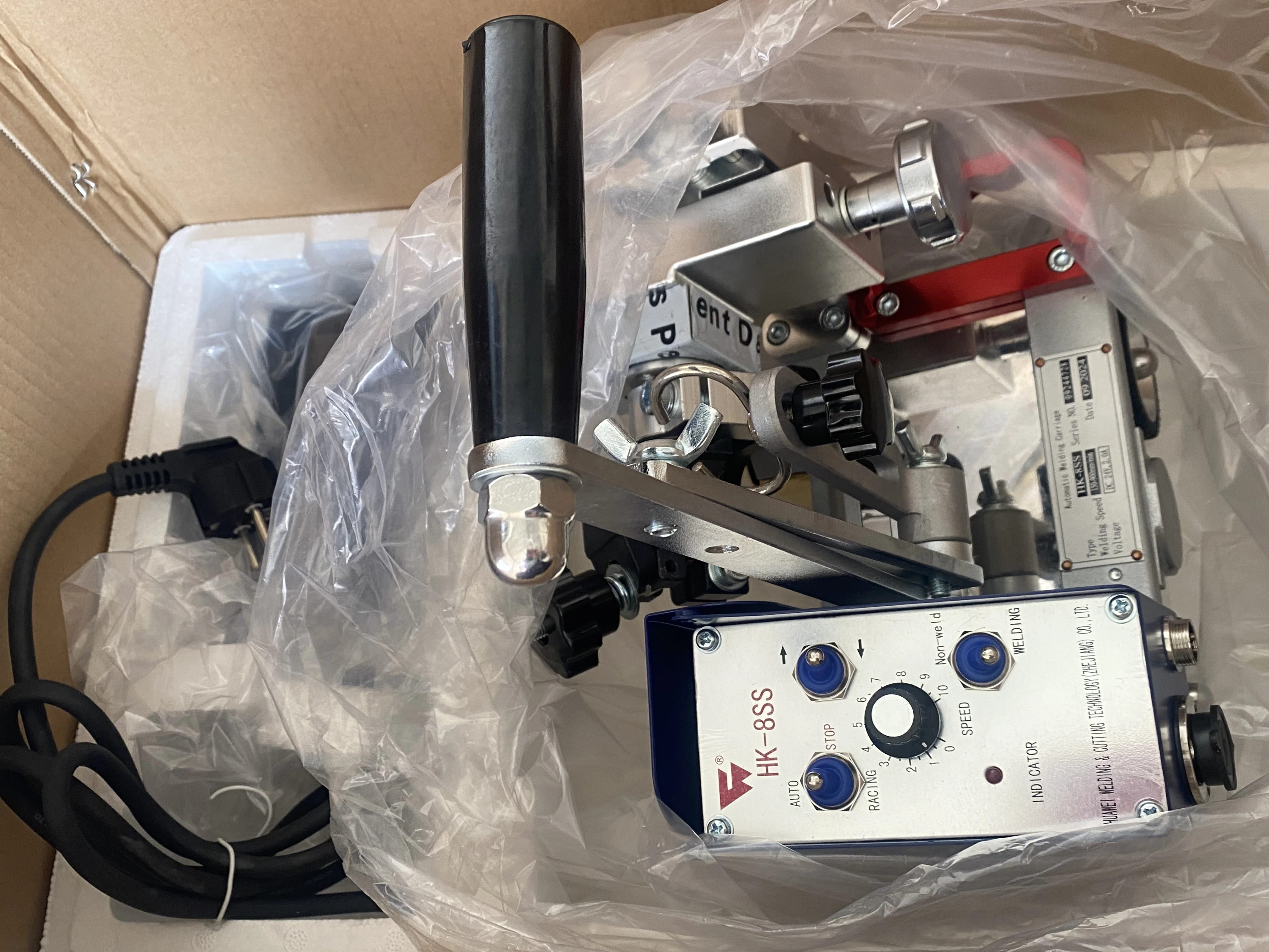 

Portable HK-8SS Welding Tractor Automatic Angle Welding Carriage Trolley Factory