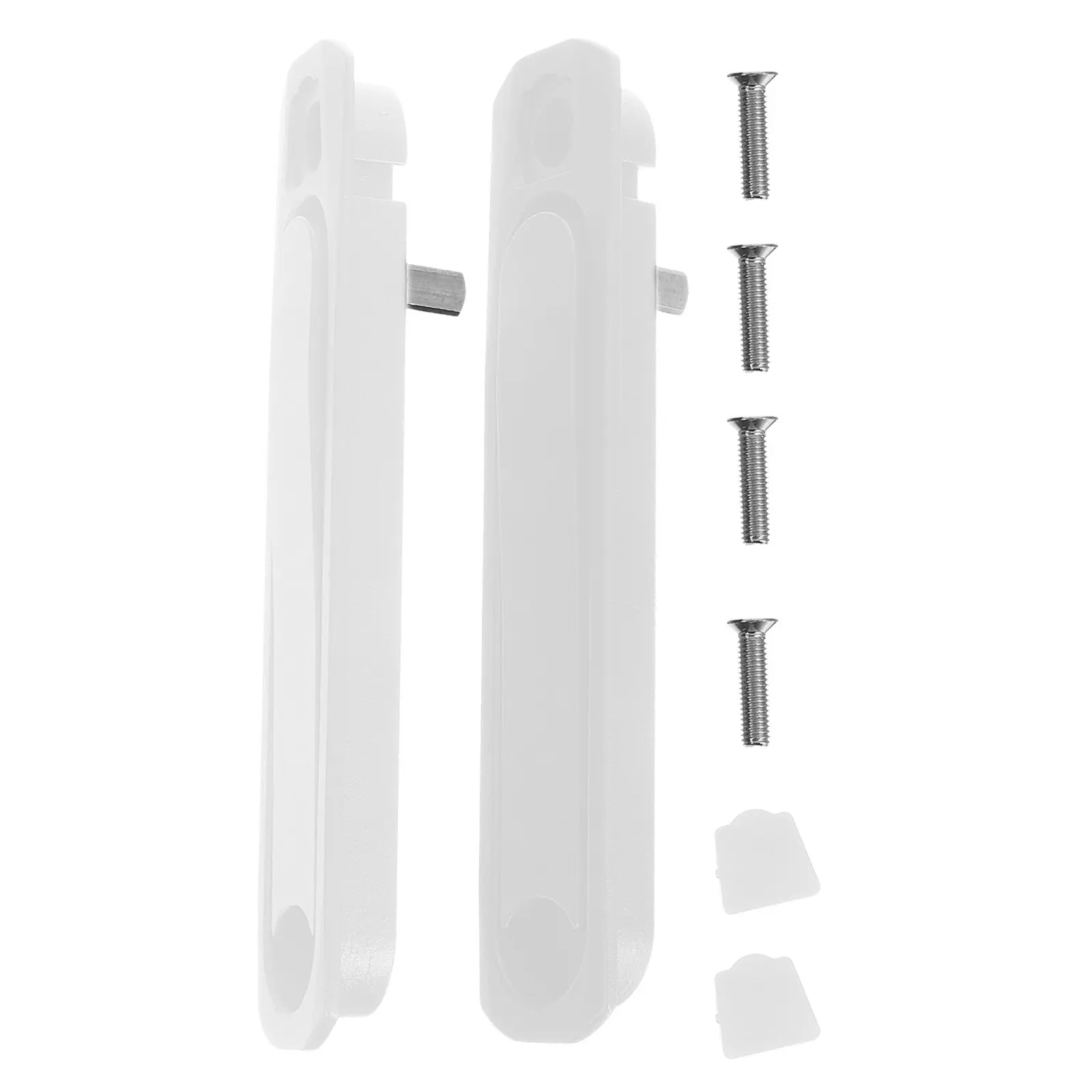 

2Pcs Hidden Sliding Window Handle Replacement Invisible Design Zinc Alloy for Screen Doors Glass Panels Child Safe Easy Grip
