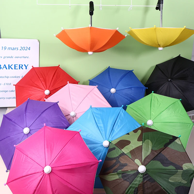 Dudukan Ponsel Sepeda Motor Payung Kerai Helm Kecil Tahan Air Braket Dudukan Ponsel Tabir Surya Melindungi Ponsel dari Hujan