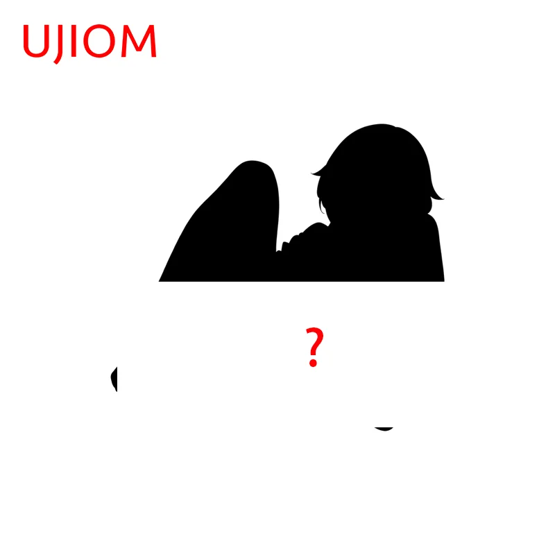 UJIOM Unique Megumin Wall Sticker Fashion Sunscreen Scratch-Proof Game Room PVC Decal Trendy Computer Host Decoration Chambre