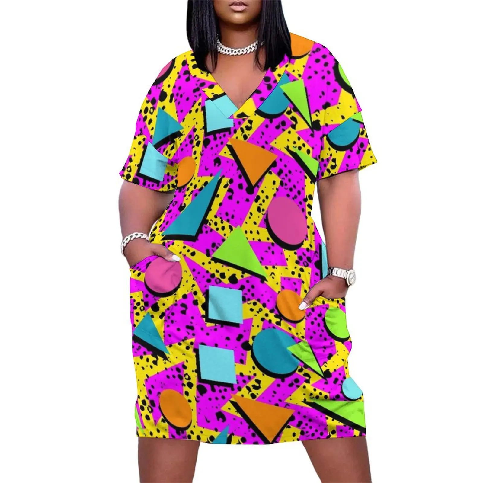 

Classic Awful 90's Loose Pocket Dress women's clothing summer 2025 novelties dress party evening elegant luxury celebrity