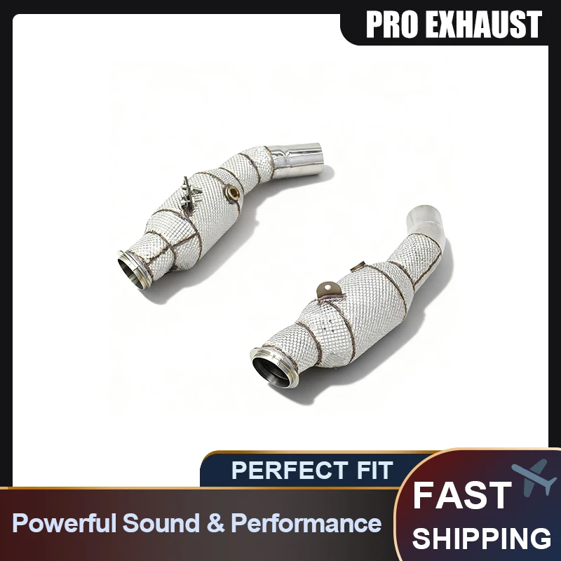 

PRO Catted Downpipe for ALFA ROMEO Giulia Quadrifoglio Exhaust Pipe SUS304 Stainless Steel Downpipe With Catalyst