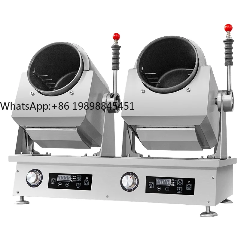 

Automated Restaurant Equipment: Electric Frying Pot Machine for StirFrying Vegetables