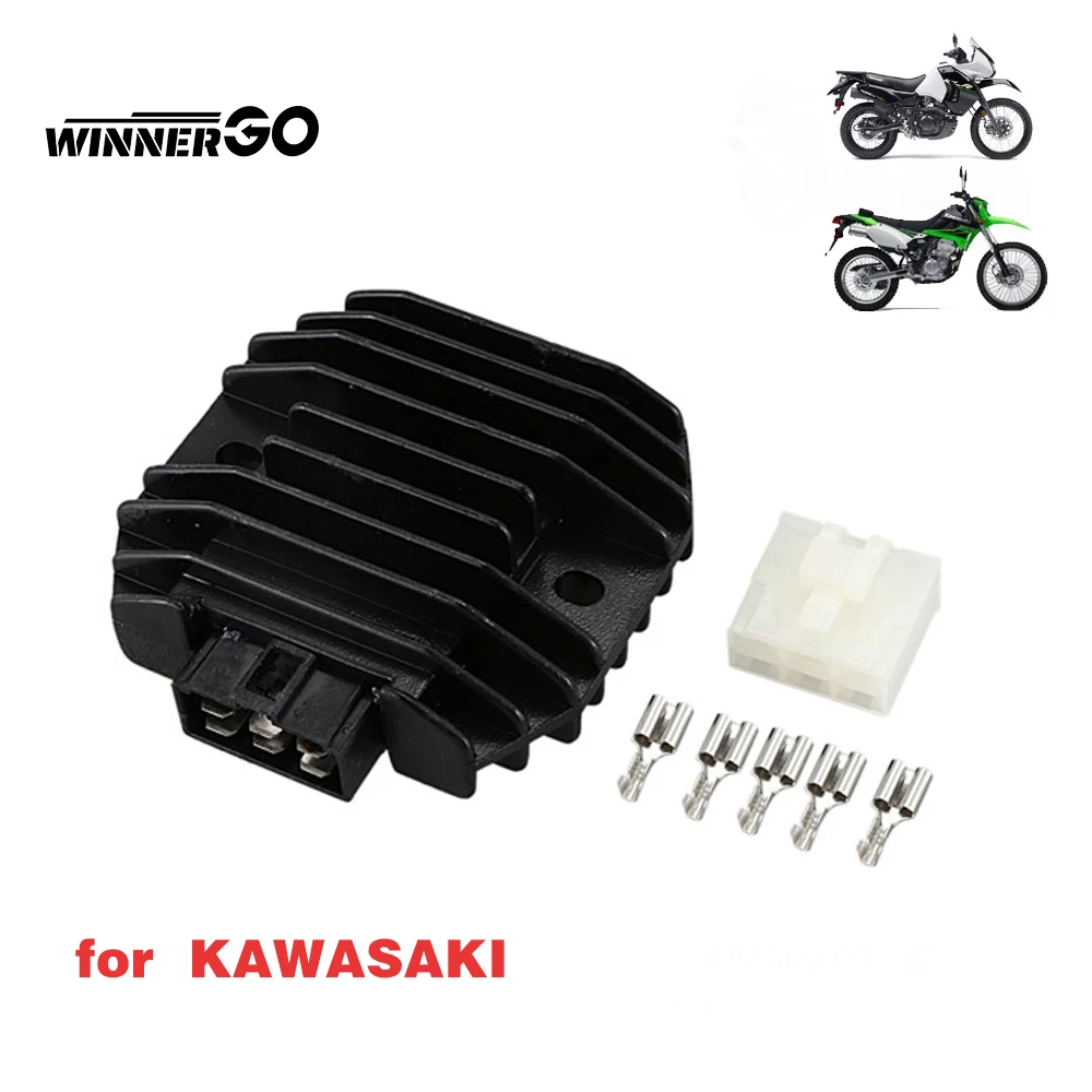 WINNERGO Motorrad-Spannungsregler-Gleichrichter für Kawasaki KLR 650 KLR650 KLX S 250 KLX250S KLXS250 2008-2018 21066-0027 – Detail 2