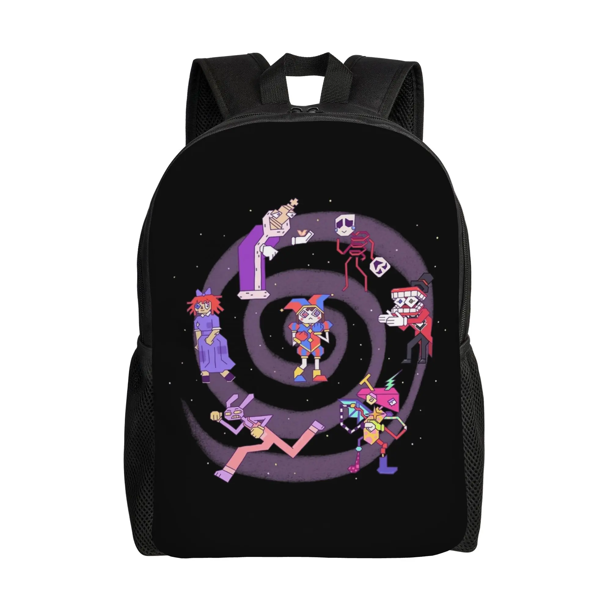 Cartoon Digitals Circus Pomni Jax Kinger Women Backpack Classical Student School Bag Laptop Backpack Boys Girls Travel Rucksack