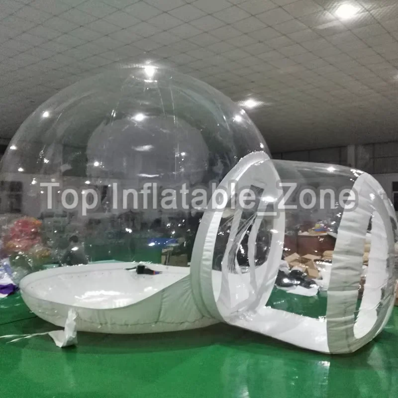 Outdoor Beautiful Inflatable Bubble Dome Tent 3M Bubble Hotel With Blower Factory Wholesale Transparent Bubble House Cheap !