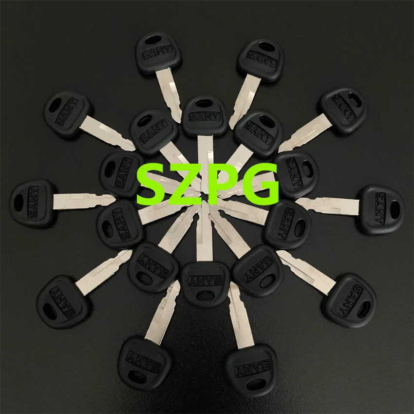 

5/10/20PCS Ignition Keys for Sany Excavator Bulldozer Loader 60022654 Heavy Equipment Ignition Key