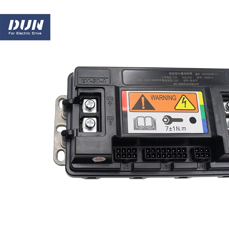 VOTOL/DUN EM50-4 50A 1KW BLDC Sine Wave Controller For QS Mid Drive Hub Motor