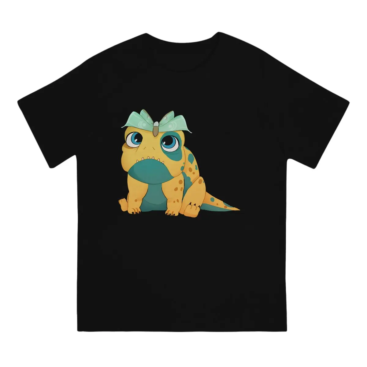 Cute T Shirt Men Pure Cotton Funny T-Shirts Crew Neck T-The Dragon Prince Cartoon Tees Short Sleeve Tops Birthday Present