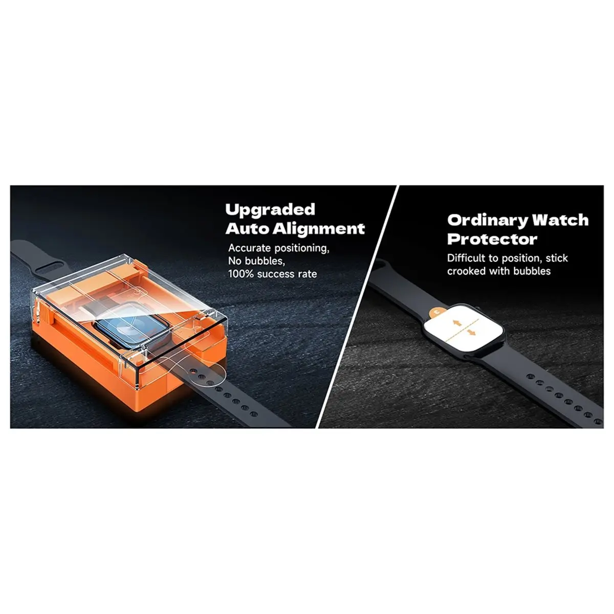 2 Pack for Series 9/8/7 45mm Screen Protector, Ceramic Film, Easy Install, Self-Healing, Touch Sensitive