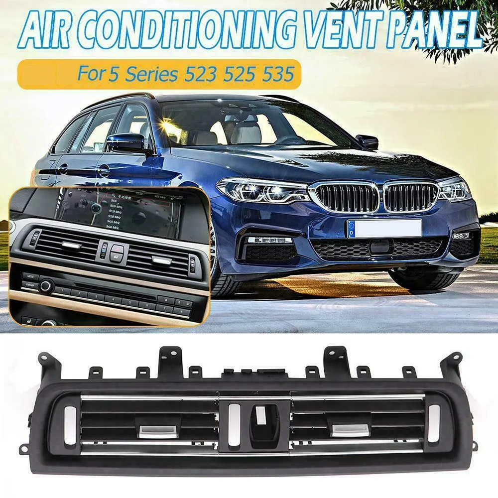 

2X Central Console Air Conditioning Vent Grill Outlet Panel Cover For-BMW 5 Series F10 F11 F18 64229209136 LHD