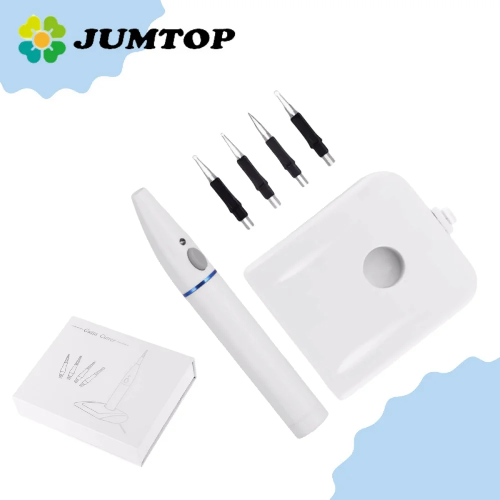 Wireless Charging Gutta Percha Heater System with 4 Tips - Dental Cutter for Tooth & Gum