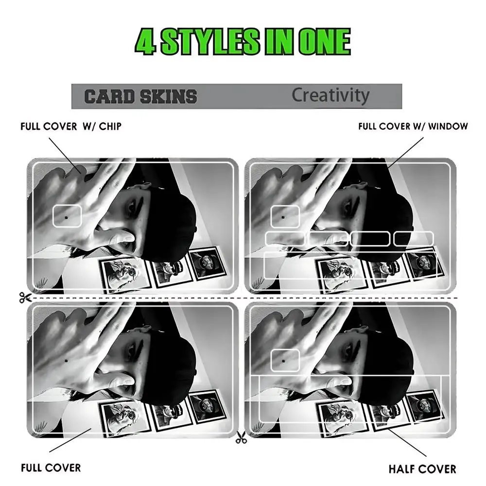 ملصقات ألبوم Baby G-Gang لخصم الائتمان وبطاقة شحن البنك وبطاقة الحافلة المترو المقاومة للماء لتزيين الملصقات