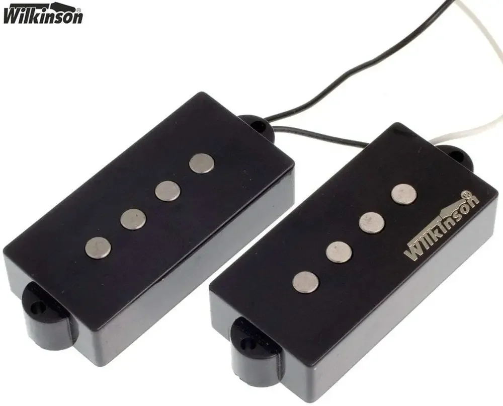 ويلكنسون WPB AlNiCo V Bass Pickups for Precision Bass (PB) - جيتار كهربائي مكون من 4 أوتار