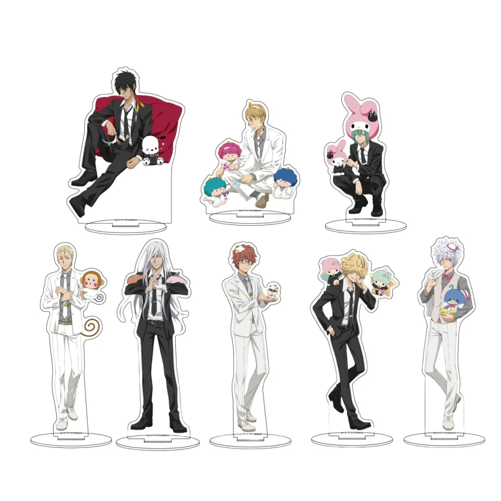 Charm Anime Fans Gifts Family Teachers HITMAN REBORN HD Characte Suit  Series Acrylic Stand Sawada Tsunayoshi Chrome About 15cm