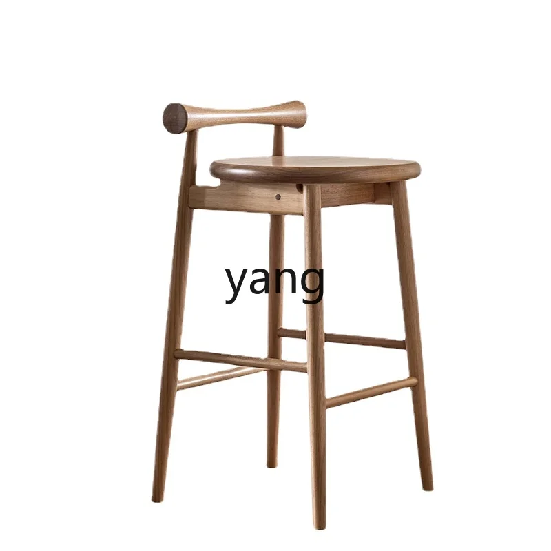 

Yjq Modern Minimalist Solid Wood Chair Hotel Creative Personal Household High Chair Customization