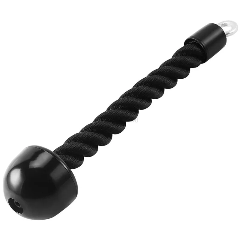 Cuerda extraíble de un solo agarre para tríceps y bíceps, accesorio de máquina de Cable extraíble para tríceps de alta resistencia para entrenamiento de polea de gimnasio