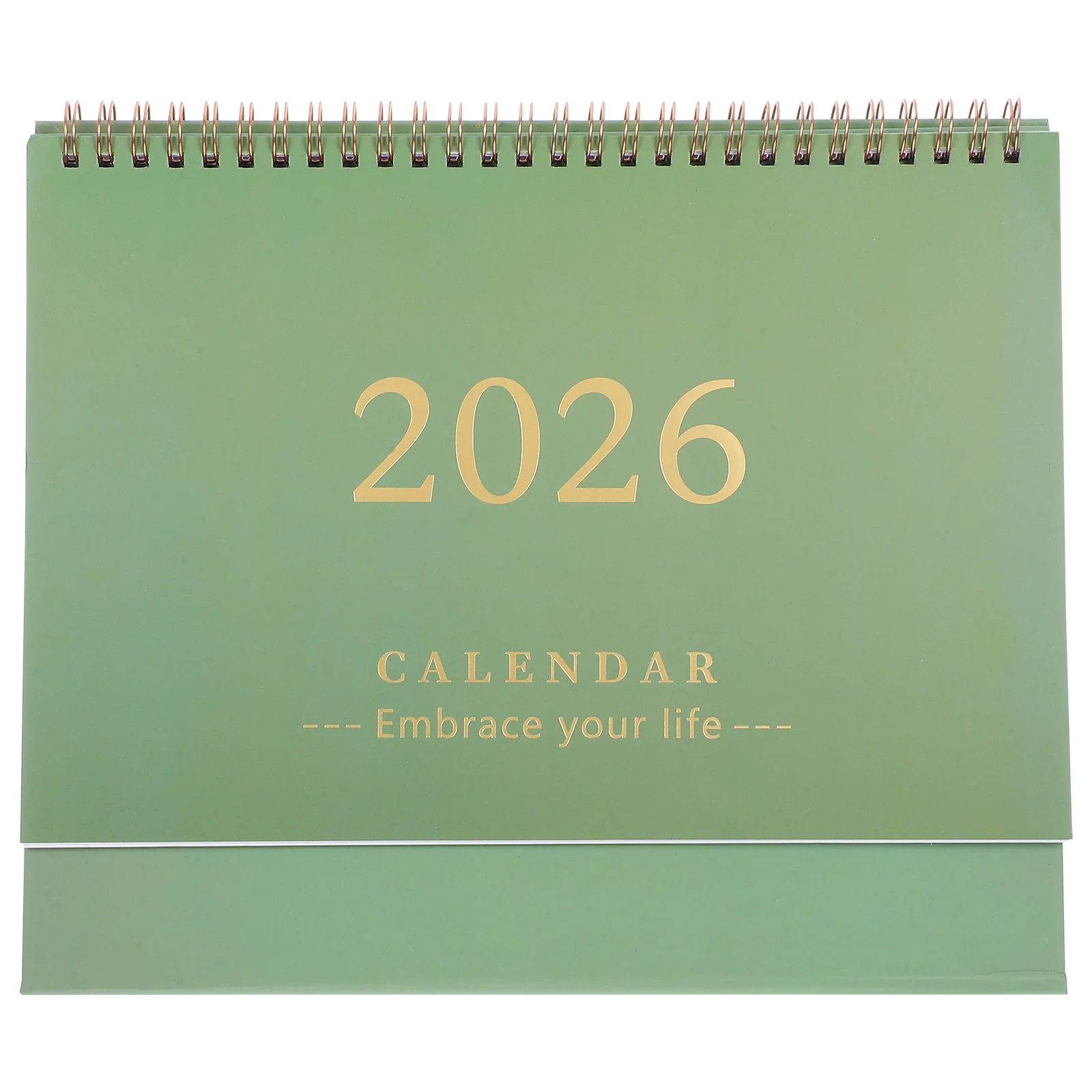 

2026 Freestanding Calendar Minimalist Design Space Saving Ideal for Teachers Office Workers Daily Planning Desk Calendar