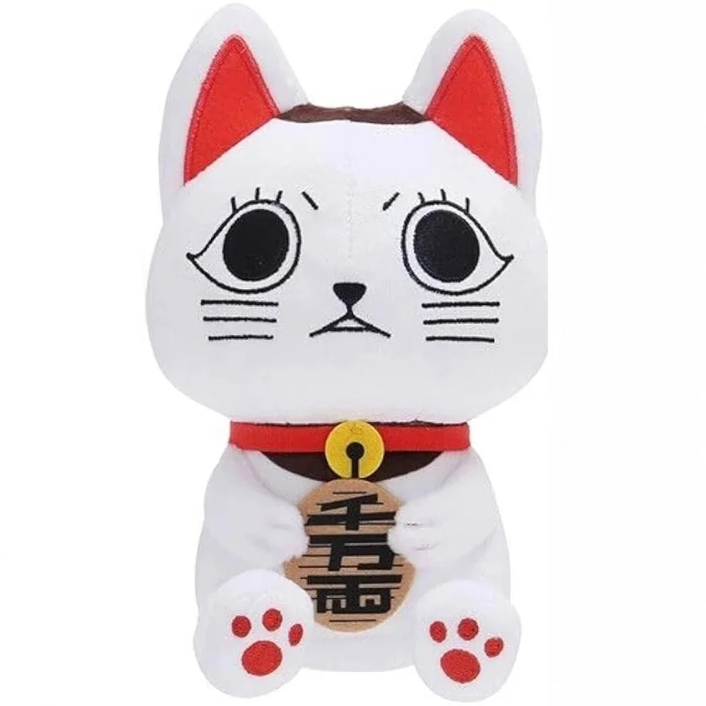 24CM Anime Dan Da Dan bambola di peluche Turbo-Granny simpatico gatto bianco statua di peluche bambola collezione giocattolo Natale compleanno regalo per bambini